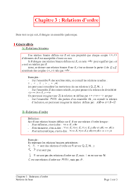 Agnan m'a dit qu'on allait jouer. Doc Chapitre 3 Relations D Ordre Mg Bob Academia Edu