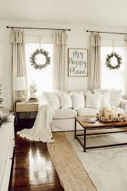 And is unable to do physical work, so i do the majority of the work on the house by myself. Our Christmas Home Tour Farm House Living Room Farmhouse Decor Living Room Curtains Living Room