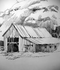 Capitol Reef Sketchbook Landscape Drawings Landscape Sketch Barn Drawing