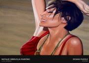 Natalie Imbruglia Painting Jigsaw Puzzle by Paul Meijering