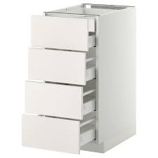 Elementos cubro / one iva incl. Metod Armario Bajo Cocina 5 Cajones Blanco Veddinge Blanco 40x60 Cm Ikea