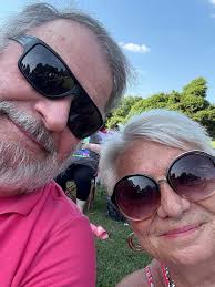 Our members are out this evening enjoying another great evening of music in  the park featuring Mike Hines.