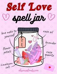 Self Love Spell Jar Spells Witchcraft Witch Spell Book Witchcraft For Beginners