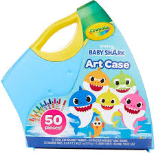 Kids can now create artwork of their favorite baby shark characters and scenes! Amazon Com Crayola Baby Shark Art Set 50 Pieces Gift For Kids 3 4 5 6 7 Toys Games
