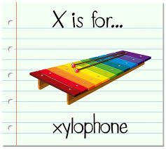 The international phonetic alphabet (ipa) is a system where each symbol is associated with a particular english sound. Free Vector Flashcard Letter X Is For Xylophone