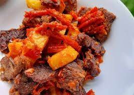 Recipe Tasty Dendeng Sapi Lambok Balado Kentang Dendeng Sapi Resep Makanan Resep Masakan