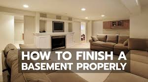 A finished basement has endless potential. How To Finish A Basement Properly Youtube