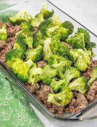 Low Carb Cheeseburger Broccoli Casserole Video Recipe Ground Beef And Broccoli Hamburger Broccoli Recipe Broccoli Recipes