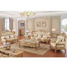 Living rooms are meant to be lived in. Living Room Furniture Set Luxury Sofa Set Beige