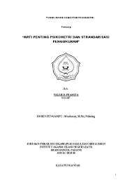 Contoh soal penjualan obligasi dan jawabannya dunia jawaban k3lh pilihan ganda sekolah id bahasa inggris kls 6 buku grow with english ops pengantar akuntansi 2 kisi instrumen angket sosial. Doc Arti Penting Psikometri Dan Standarisasi Pengukuran Valeria Pramita Academia Edu