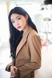 Korean long black hair with bangs. Hd Wallpaper Chungha Asian K Pop Women Korean Black Hair Long Hair Wallpaper Flare