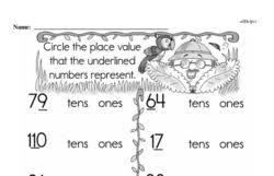 You may not download these worksheets and then upload them and post them on another blog or website. Place Value Worksheets Free Printable Math Pdfs Edhelper Com