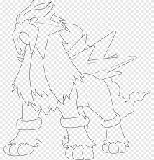 Its resolution is 3300x2550 and with no background, which can be used in a variety of creative scenes. Entei Drawing Coloring Book Pokemon Raikou Pokemon White Mammal Png Pngegg