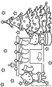 Ausmalbilder Weihnachten Bild Hello Kitty Liebt Weihnachten