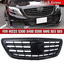 We analyze millions of used cars daily. Front Grille For Mercedes Benz W222 S Class S300 S400 S500 For Maybach Style Gloss Black Replacement Grill For S63 S65 2014 2017 Buy At The Price Of 190 91 In Aliexpress Com Imall Com