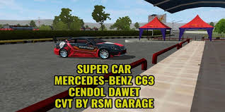 2012 mercedes benz c63 amg, dtm #6 title winning livery. Mod Kendaraan Beroda Empat Bussid Super Car Mercedes Benz C63 Cendol Dawet By Rsm Garage Simulator Bus Indo