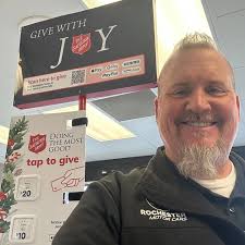 The bells are ringing! 🔔❤️ @rochester.sa Thanks to Megan, DeAnn, Sue, Brandon,  April, Cyndi, and countless other team members who have been out in the  community ringing this month! 😊