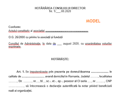 Împuternicire specială pentru exercitarea votului secret. Ong DeclaraÈ›ie Beneficiar Real Termenul LimitÄƒ De Depunere Este Azi 14 08 2020 Model HotÄƒrare Cons Dir NecesarÄƒ La Notar Cabinetexpert Ro Blog Contabilitate