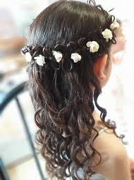 There are several simple options that will make a major difference in the appearance of because of this widely shared attitude about hairstyles for long hair, simple straight locks, wavy looks, loose curls, and natural ringlets have become popular. First Holy Communion Hairstyle Hairstyles By Anila Facebook