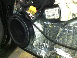 Hertz Audio Speakers With Soundproofing Installed In A Seat Leon Cupra R Hertz Audio Sound Proofing Car Audio