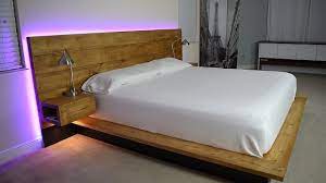 See more ideas about bed frame, diy bed, custom bed frame. Diy Platform Bed With Floating Night Stands Plans Available Youtube