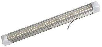 Amazon Com 12v Ledlight 72 Leds Interior Light Bar With Switch Natural White Rv Camper Trailer Mar Interior Lighting Under Cabinet Lighting Cabinet Lighting