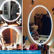 Dozens of reviewers make note of how much easier it is to apply makeup with this lighted makeup mirror from jerdon. Makeup Vanity Mirror Light Vanity Mirror Lights Kit Light For Vanity Makeup Table Set 0 5m 1m 2m Buy At A Low Prices On Joom E Commerce Platform