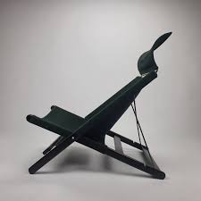 20th century black leather & teak chair from ikea, 1960s. Folding Canvas Wood Lounge Chair By Tord Bjorklund For Ikea 1991 141590