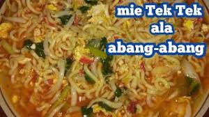 Makanan khas di pulau jawa ini bisa kamu buat di . Resep Gampang Mie Tek Tek Kuah Pedas Youtube