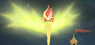 989864 - explicit, artist:dirty mike, edit, edited screencap, screencap,  sunset shimmer, equestria girls, g4, my little pony equestria girls:  friendship games, artistic nudity, belly button, breast edit, breasts,  casual nudity, daydream shimmer,