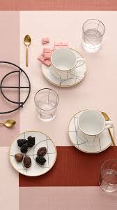 Soft Powdery Pink And Deep Ruby Reds Work Together To Create A Harmonious And Modern Home Spring Home Trending Decor H M Home