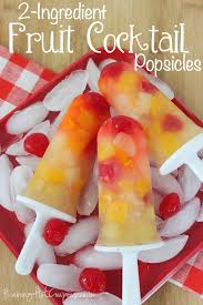 Fruit Cocktail Popsicles 2 Ingredients Recipes With Fruit Cocktail Diy Food Recipes Fruit Recipes