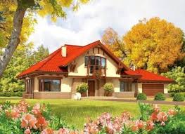 Model Fatada Casa Cu Soclu De Piatra Si Acoperis Rosiatic Traditional House Plans House Exterior Beautiful Homes