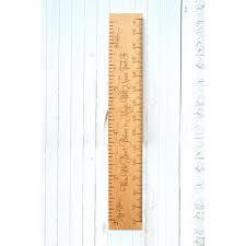 shorty kids school ruler personalised height chart