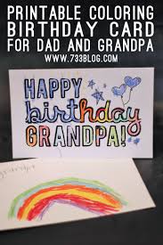 Free Printable Coloring Birthday Cards For Grandpa Coloring Page Birthday Card For Dads Grandpas Coloring Birthday Cards Dad Birthday Card Birthday Card Printable