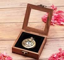 Amazon.com: COSISO Walnut Wood Portable Single Pocket Watch Box with Clear  Acrylic Lid Vintage Pocket Watch Display Storage Travel Case Organizer for  ...