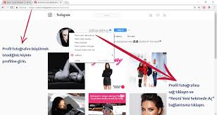 Instagram Profil Fotografi Buyutme 1 Adim Instagram Fotograf Adlar