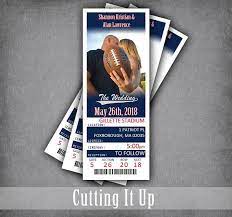 Football Wedding Ticket Invitations Patriots Theme Rehearsal Etsy Football Wedding Sports Themed Wedding Sports Wedding