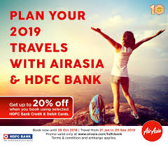 We're not responsible if you do not. Airasia Announces Special Promo For Hdfc Bank Users Punekar News