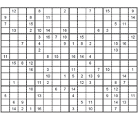Juego sudoku gratis para imprimir Sudoku 16 X 16 Para Imprimir Nivel Dificil Juego Sudoku 16 X 16 Para Descargar