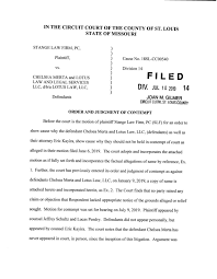 'contempt of court' happens when someone risks unfairly influencing a court case. July Contempt Order Against Lawyer Chelsea Merta Stltoday Com