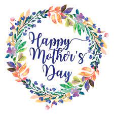 Flower Frame Watercolor Leaves Mothers Day Mother Day Watercolor Mother Happy Mot Happy Mother S Day Calligraphy Happy Mother S Day Card Diy Happy Mother S Day