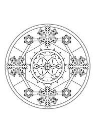 3) er ist 12 jahre alt wir kommen aus russland du magst tischtennis und judo laura spielt basketball gern. Kostenlose Malvorlage Mandalas Schneeflocken Mandala Zum Ausmalen Zum Ausmalen