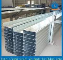 Galvanized Steel C Section Purlins for Steel Structure ...