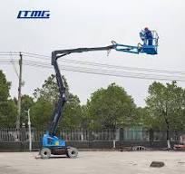 Factory Price New Mobile Electric Towable Self-Propelled Hydraulic Boom  Lifting