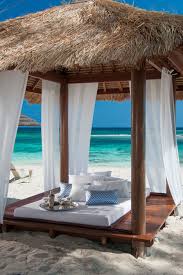 Our Complimentary Beach Cabanas Add That Extra Element Of Luxury To Your Beach Days So Relax In Style At Sandals R Beach Cabana Resort Design Beach Bungalows