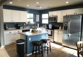 Cabinet refinishing or refacing can be done by most diyers with a few simple steps. How To Paint Kitchen Cabinets White Tutorial Rise And Renovate