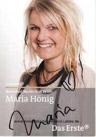 Autogramm Maria Hönig * 17.10.1989 Berlin (ARD : Marienhof)