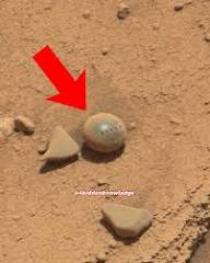 Cool spherical rock on Mars. This image was taken by Chemistry & Camera  (ChemCam) onboard NASA's Mars rover Curiosity on Sol 3796 (2023-04-11  11:17:10 UTC). Image source link in comments. Credits: JPL-Caltech/LANL