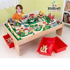 Another Play Table Costco 149 99 Wooden Train Table Train Set Table Kids Train Set